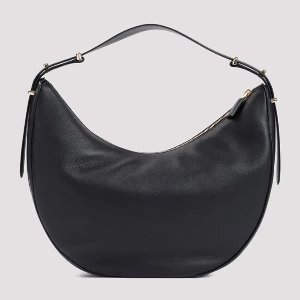 Nappa Calf Leather Shoulder Bag In Black Product Image