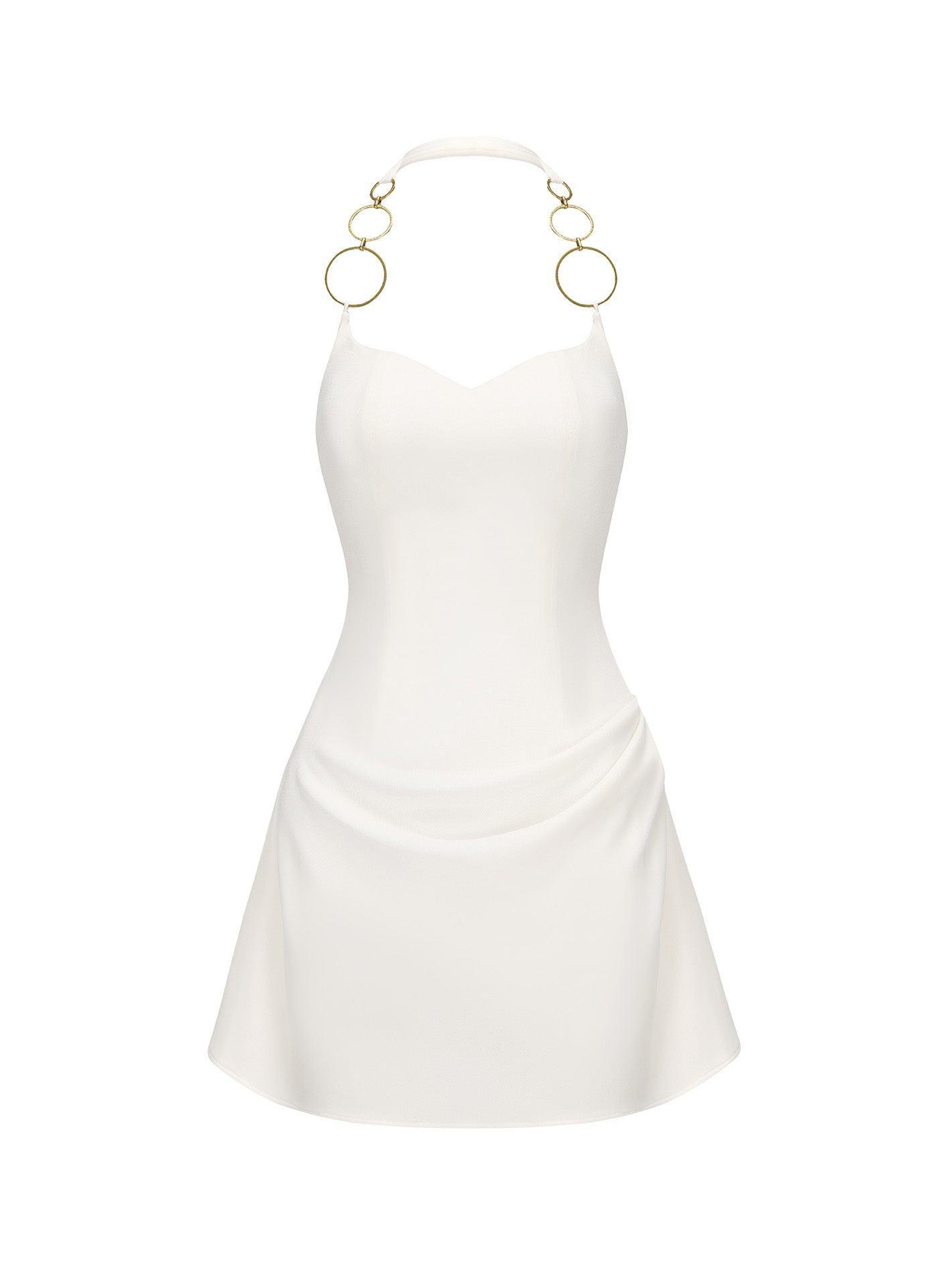 Amira Dress (White) Product Image