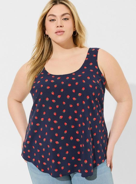 Challis Back Criss Cross Tank Product Image