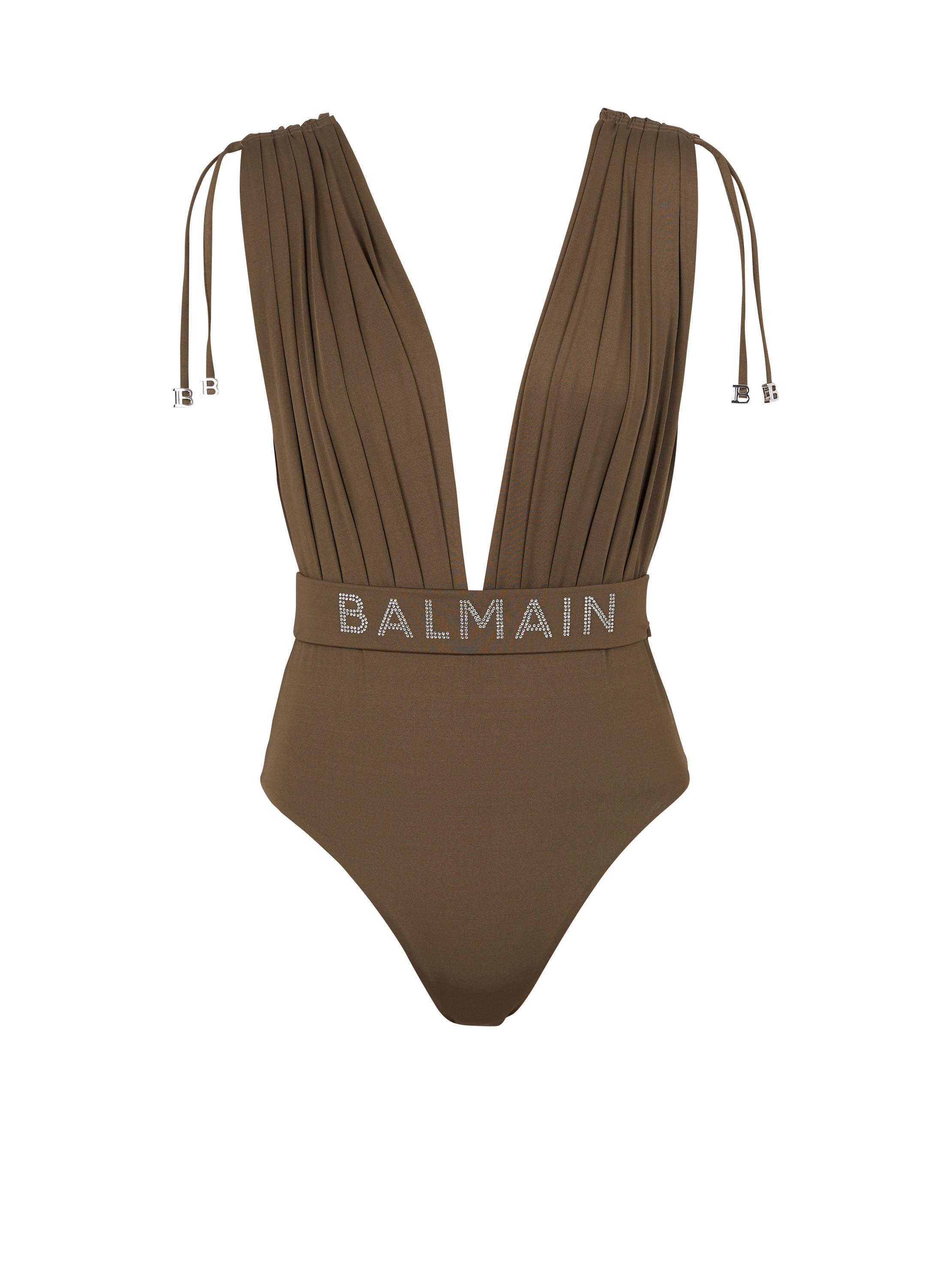 Draped swimsuit Product Image