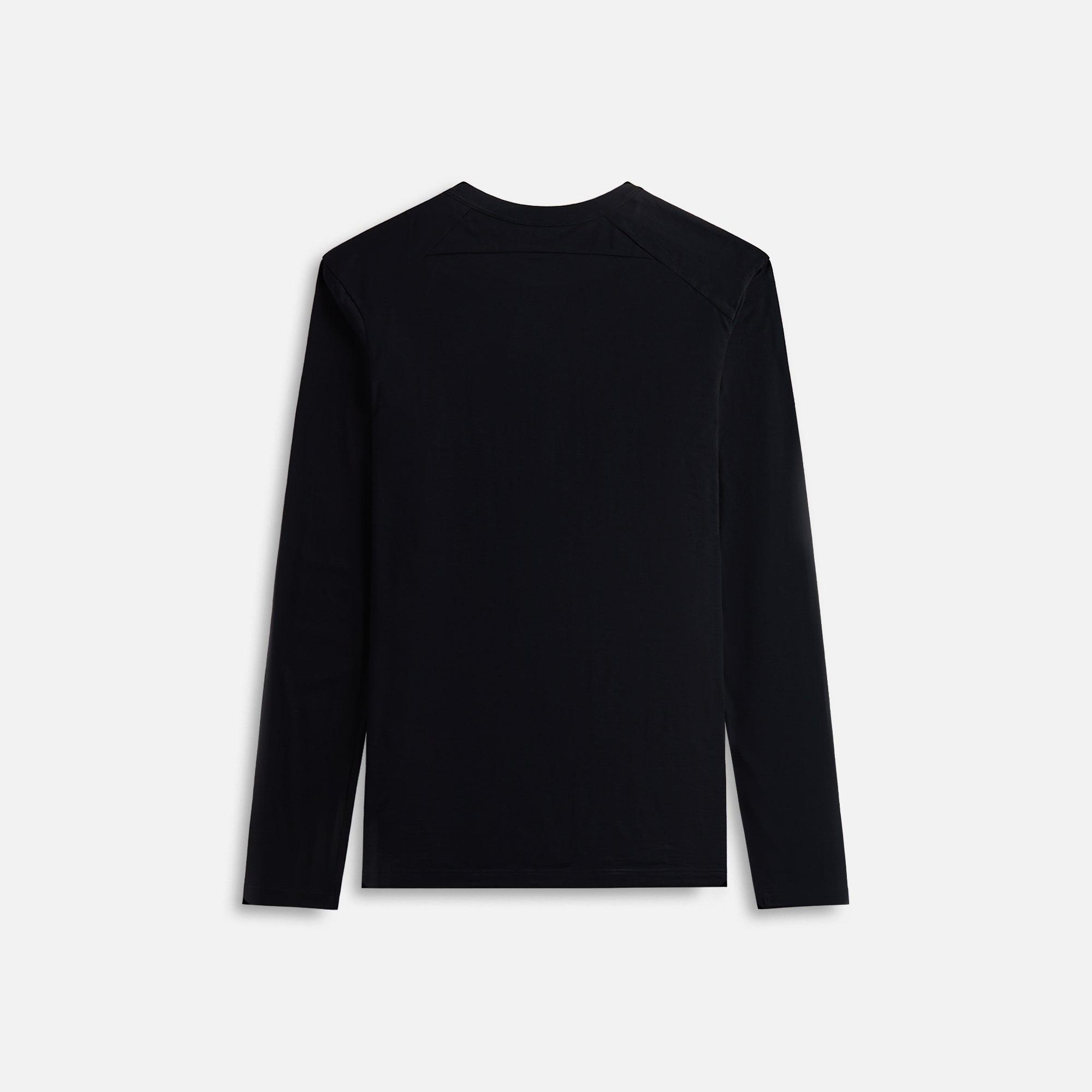 Veilance Frame Long Sleeves Tee - Black Male Product Image