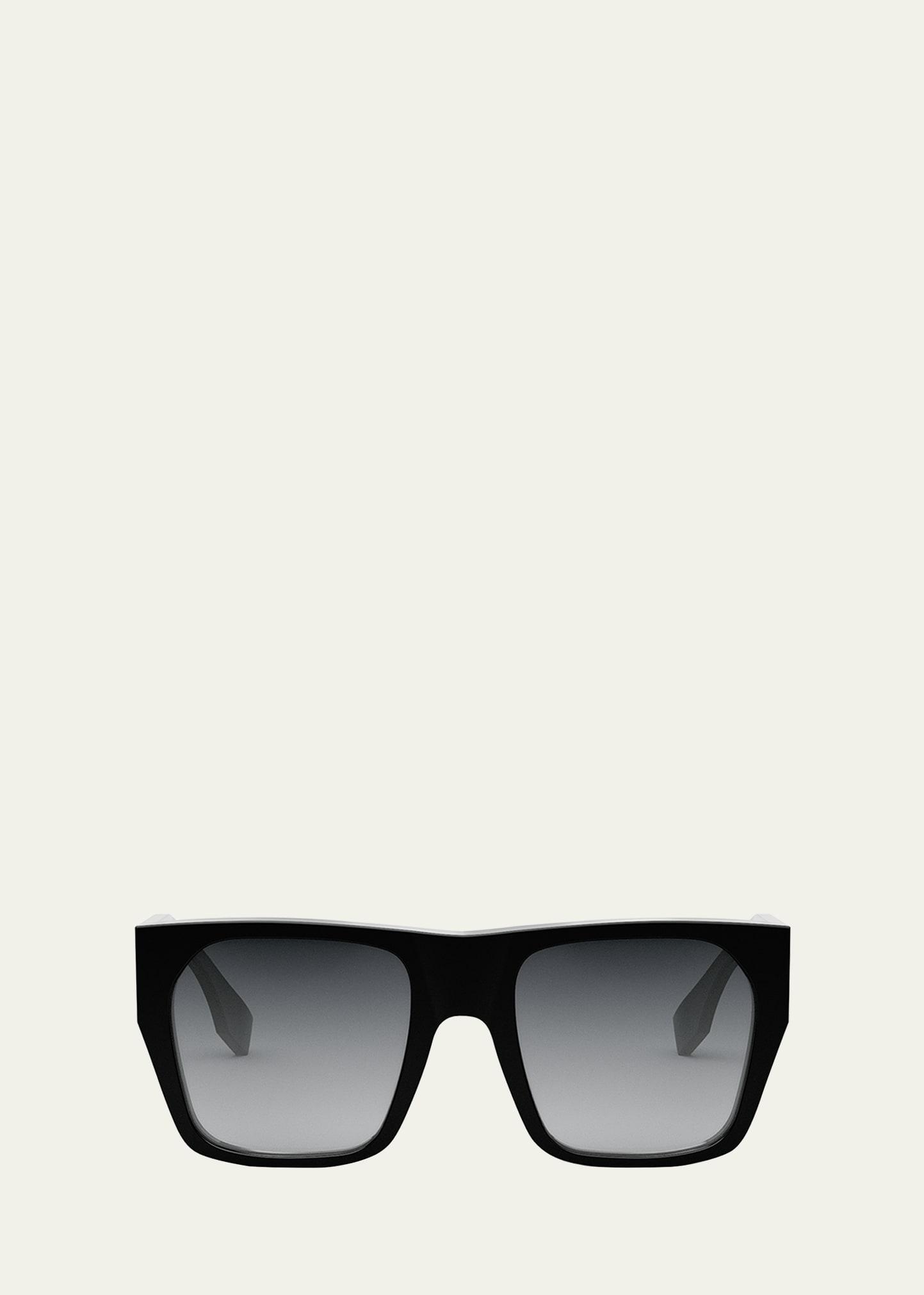 Baguette Acetate Round Sunglasses Product Image