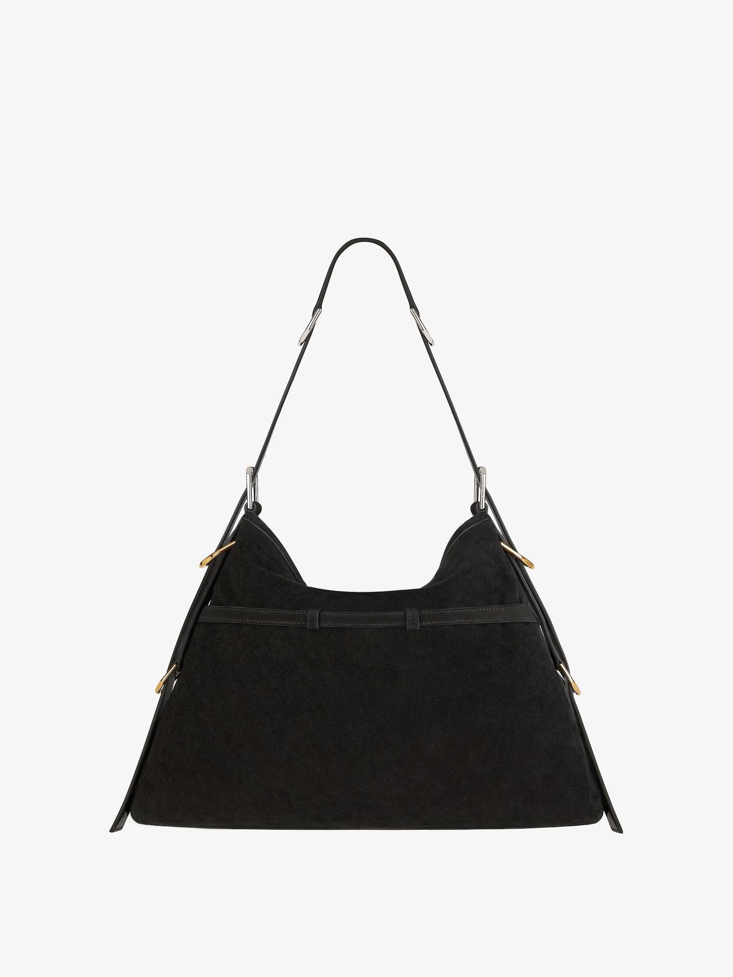 Medium Voyou bag in suede Product Image