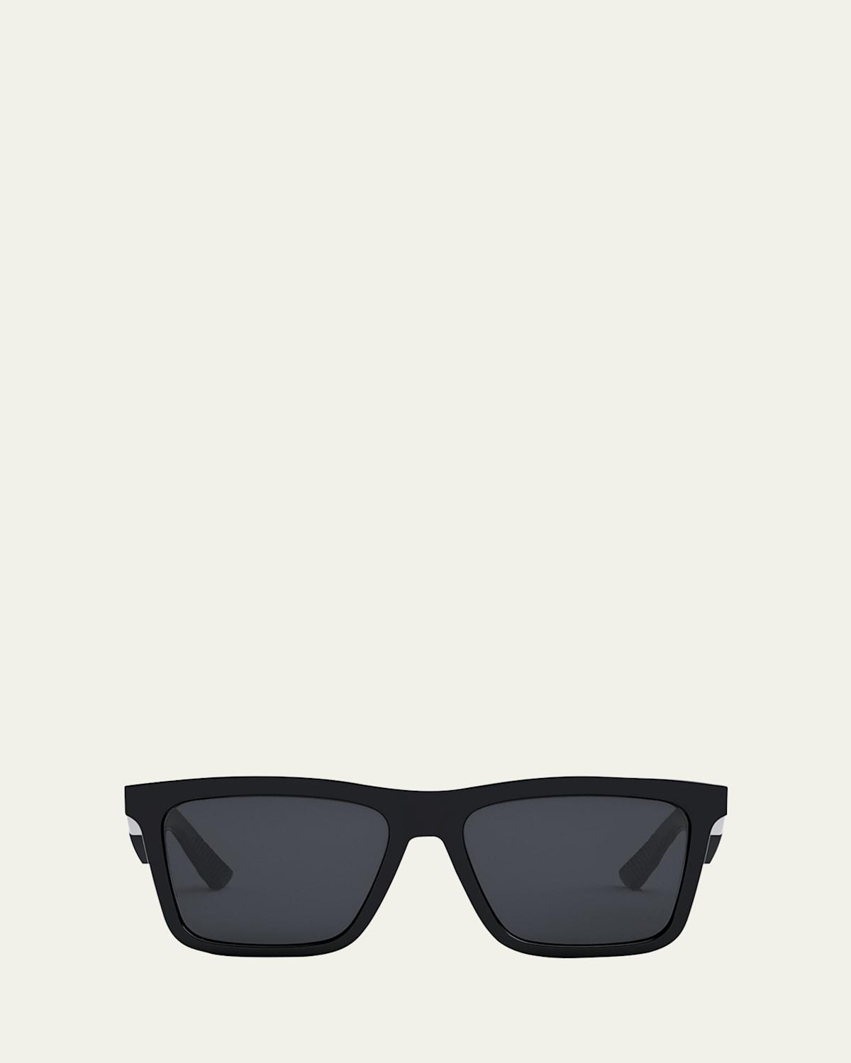 Mens DiorB27 S1I 56MM Mirrored Acetate Sunglasses Product Image