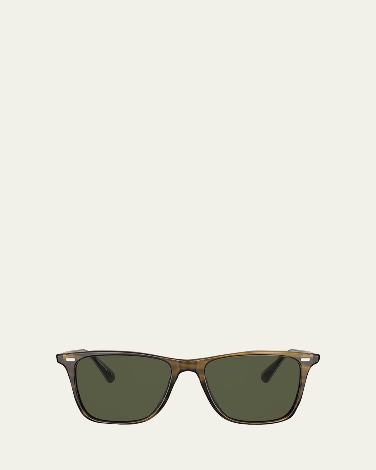 Mens Ollis Square Acetate Sunglasses Product Image