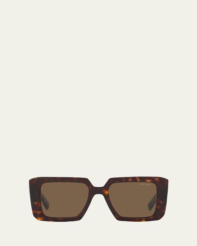 Geometric Rectangle Acetate Sunglasses Product Image