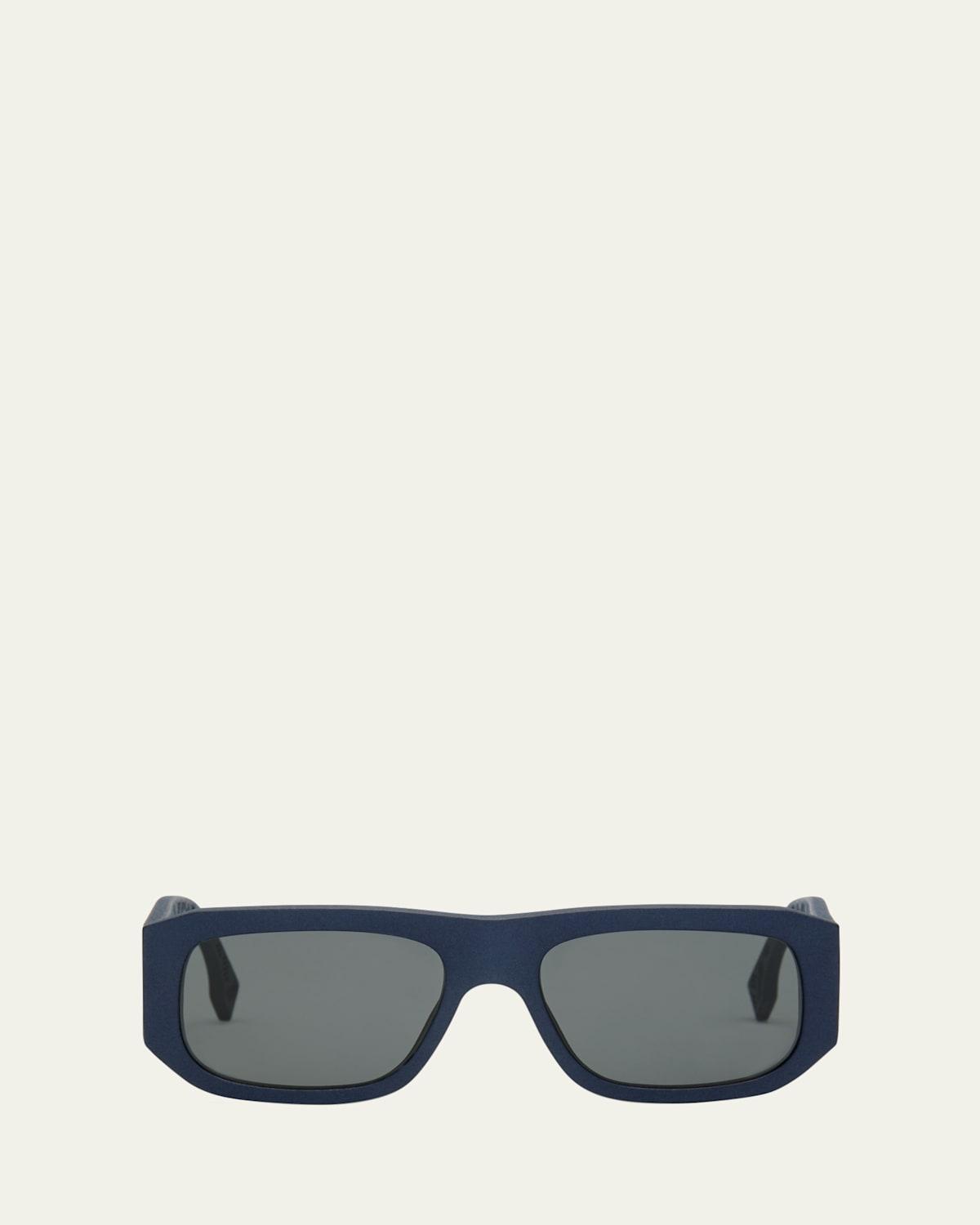 Mens Fendi Shadow Rectangle Sunglasses Product Image