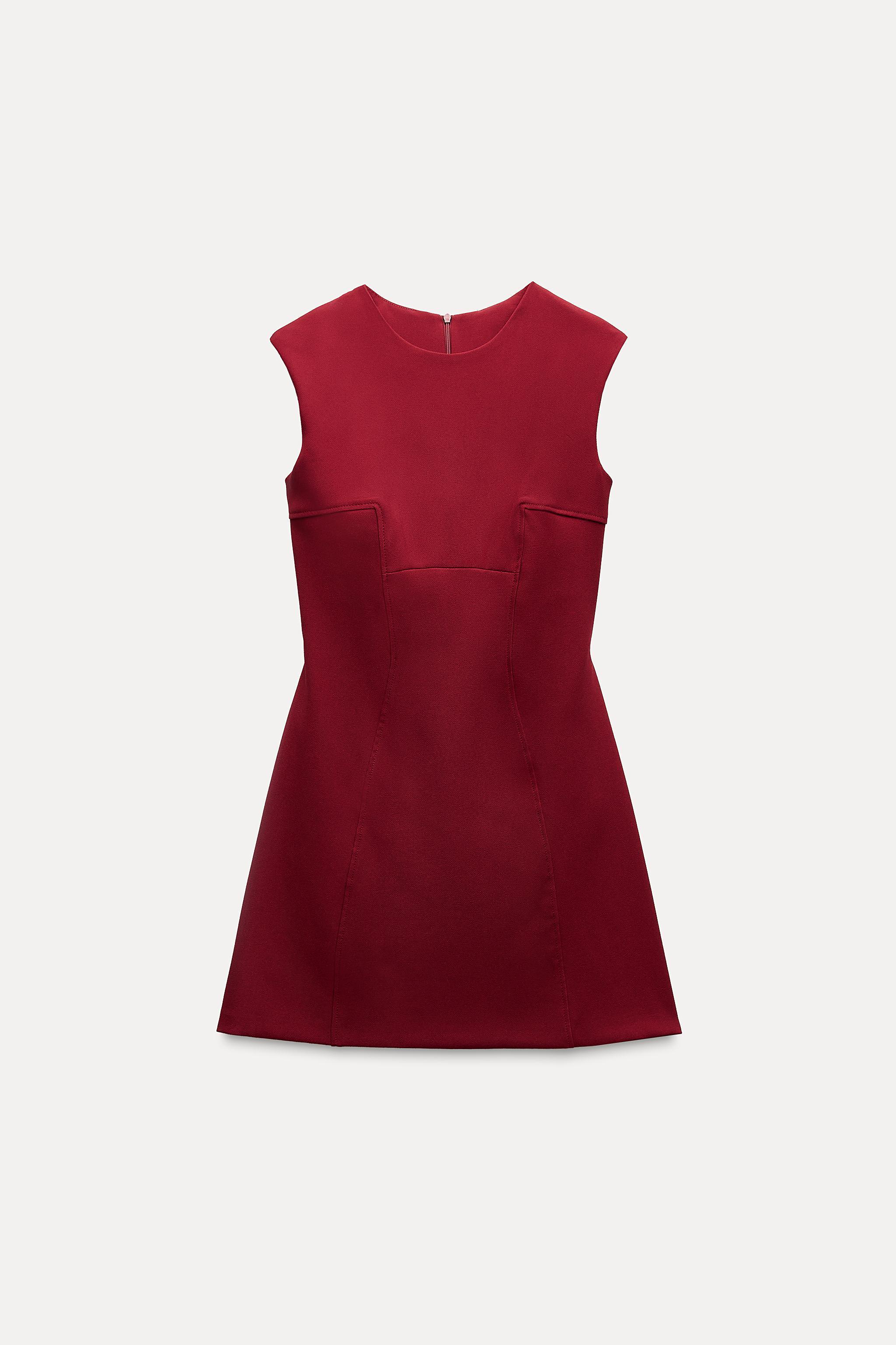 SEAMED MINI DRESS Product Image