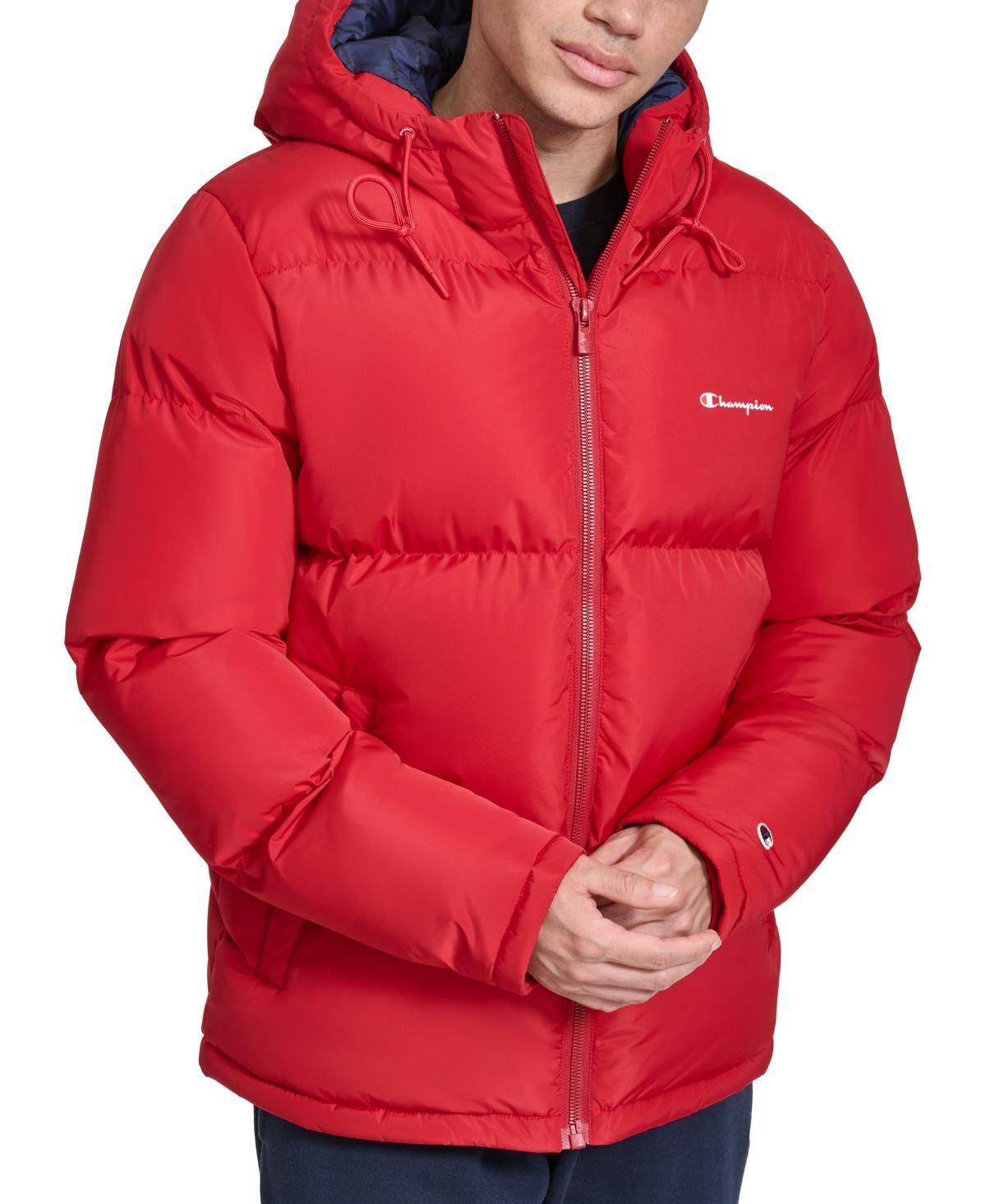 Champion Mens Quilted Full-Zip Hooded Puffer Jacket Product Image