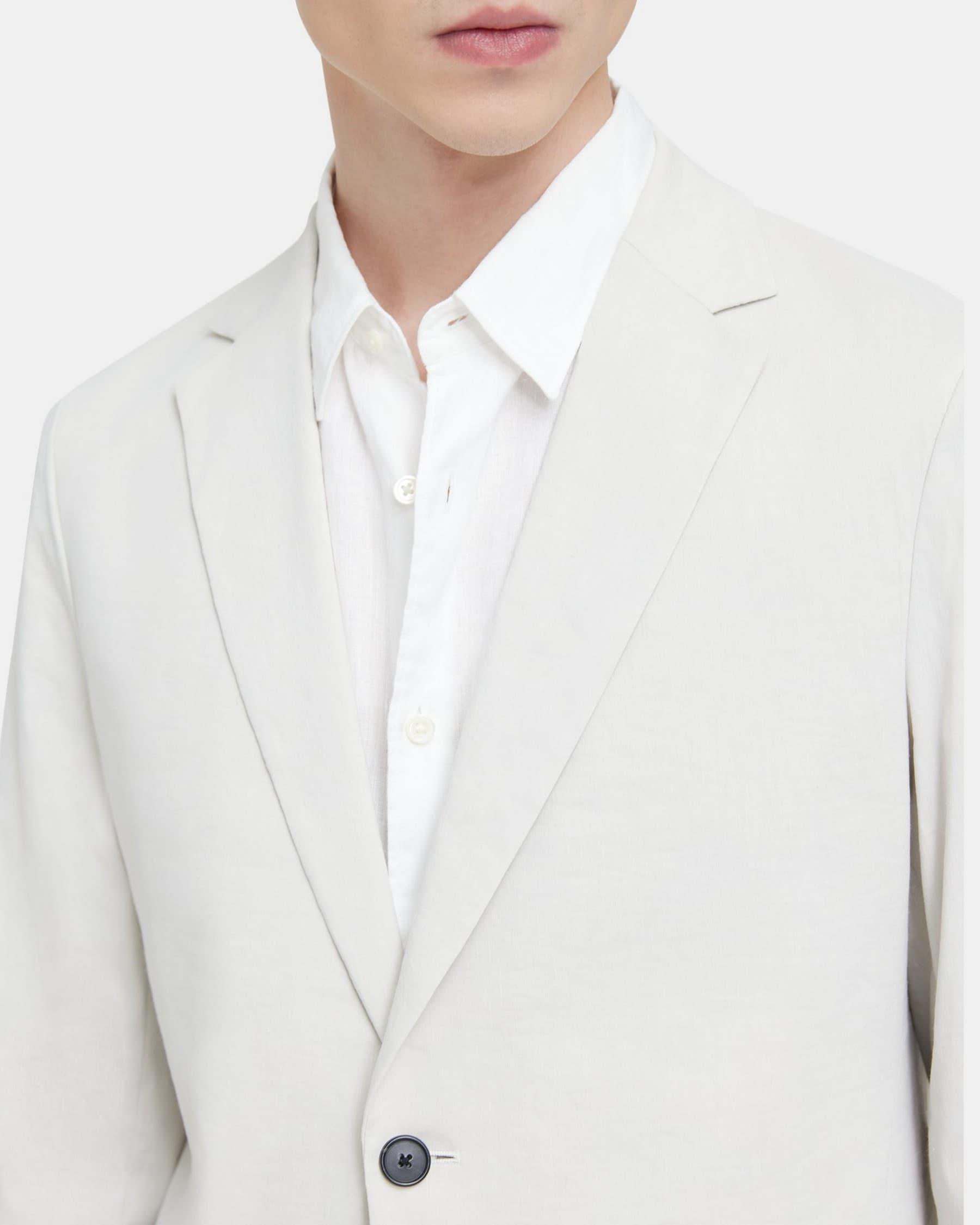 Unstructured Blazer in Stretch Linen Product Image