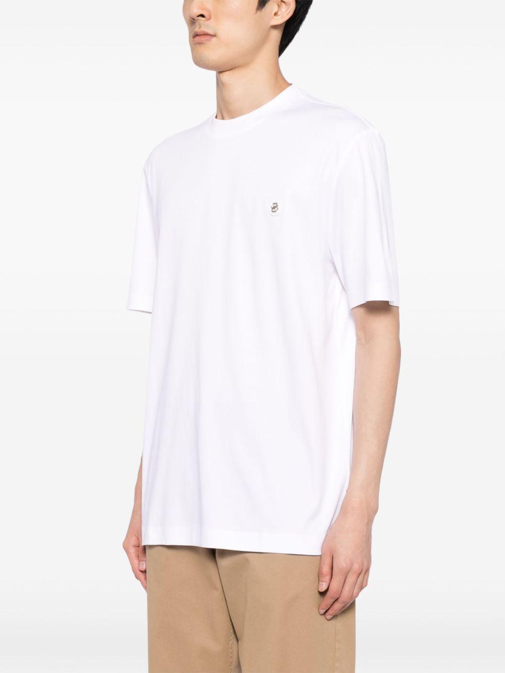 HUGO BOSS Taut Cotton T-shirt In White Product Image