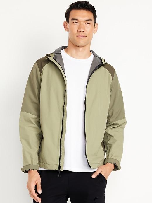 Water-Resistant Zip Jacket Product Image