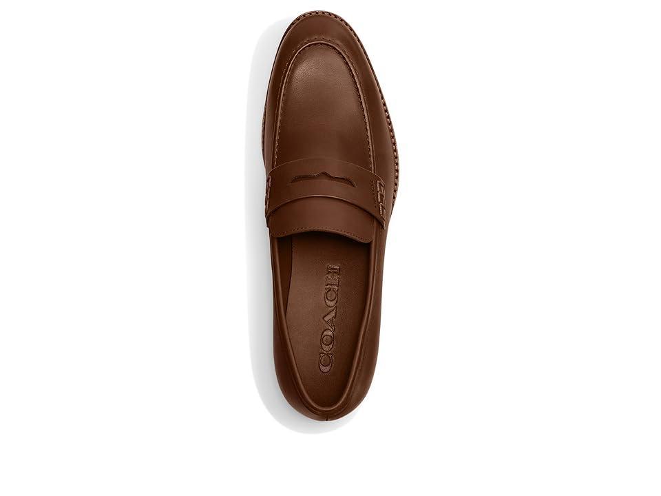 Mens Declan Leather Penny Loafers Product Image