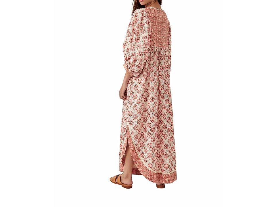 Free People Hazy Maisy Maxi (Earth Combo) Women's Clothing Product Image