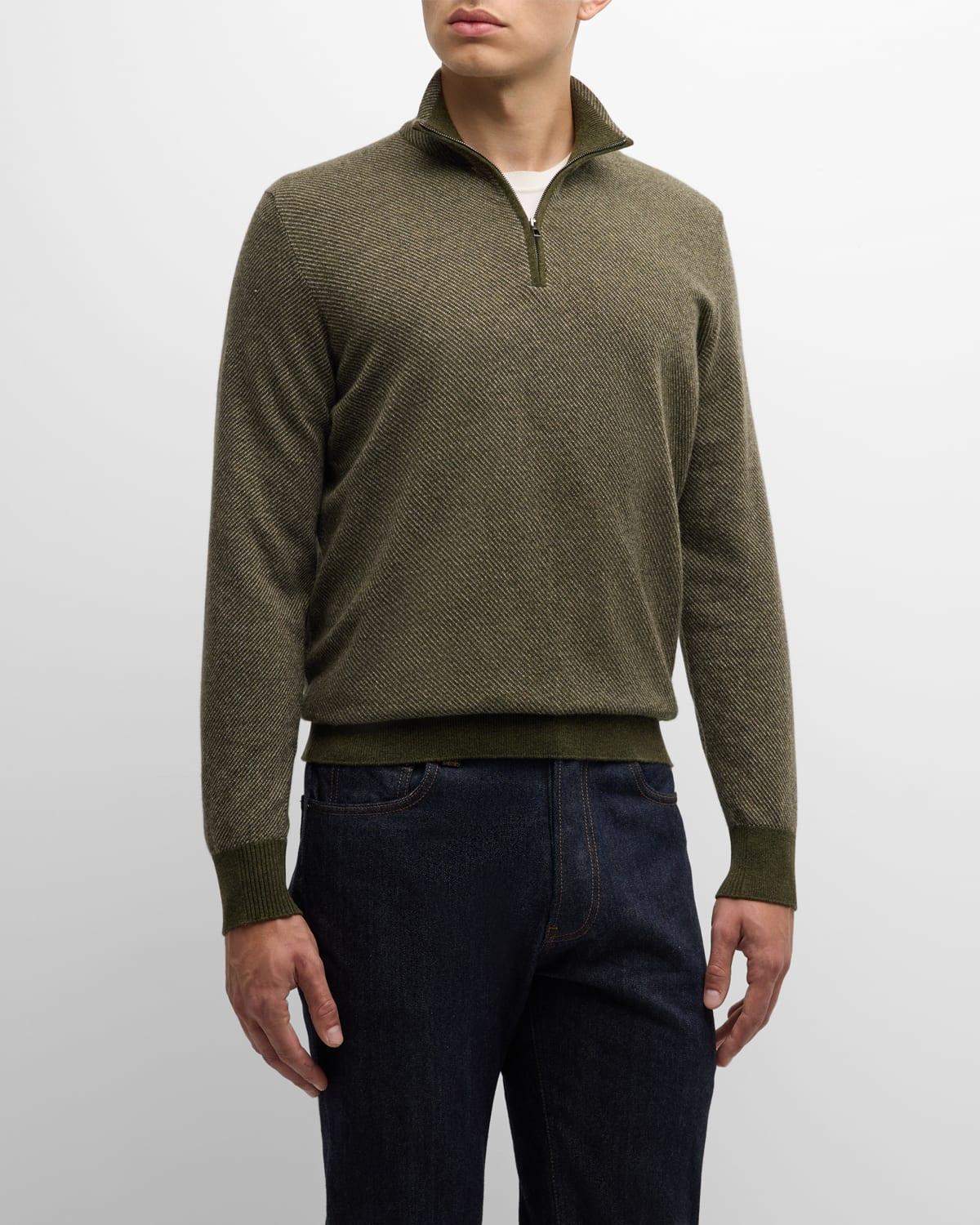 Men's Roadster 1/4-Zip Cashmere Sweater Product Image