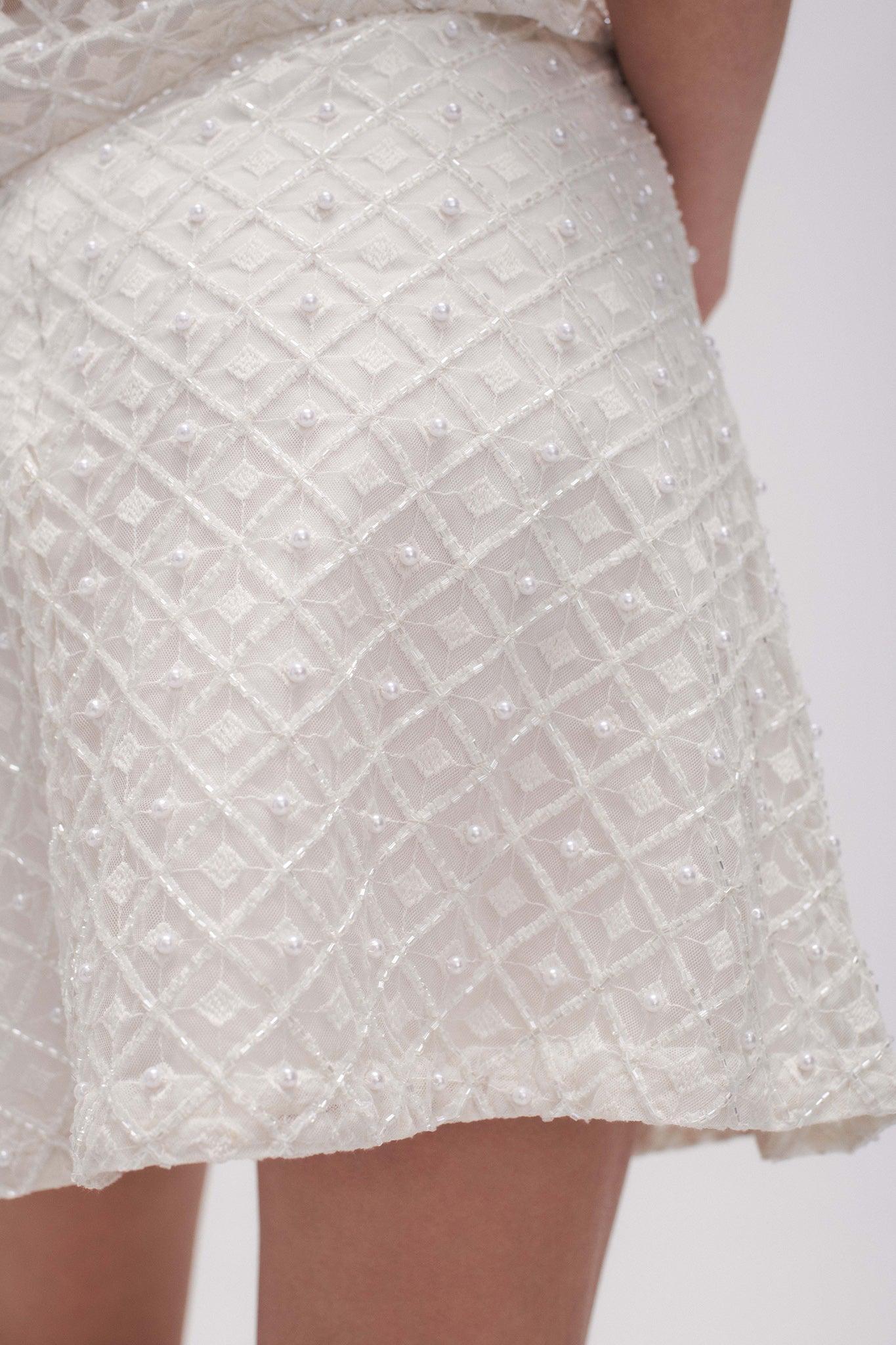 Freya Diamond Pearl Mini Skirt Product Image