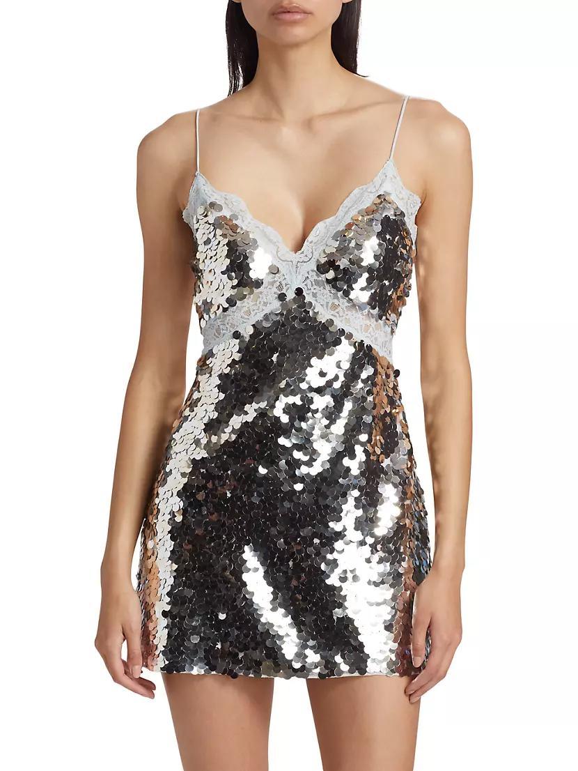 Finta Sequin Slip Dress Product Image