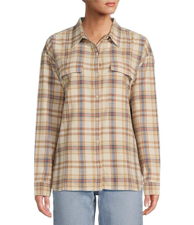 L.L.Bean Signature Camp Flannel Long Sleeve Shirt Product Image