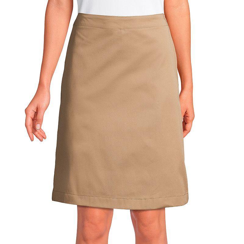 Womens Lands End School Uniform Blend Chino Skort Product Image