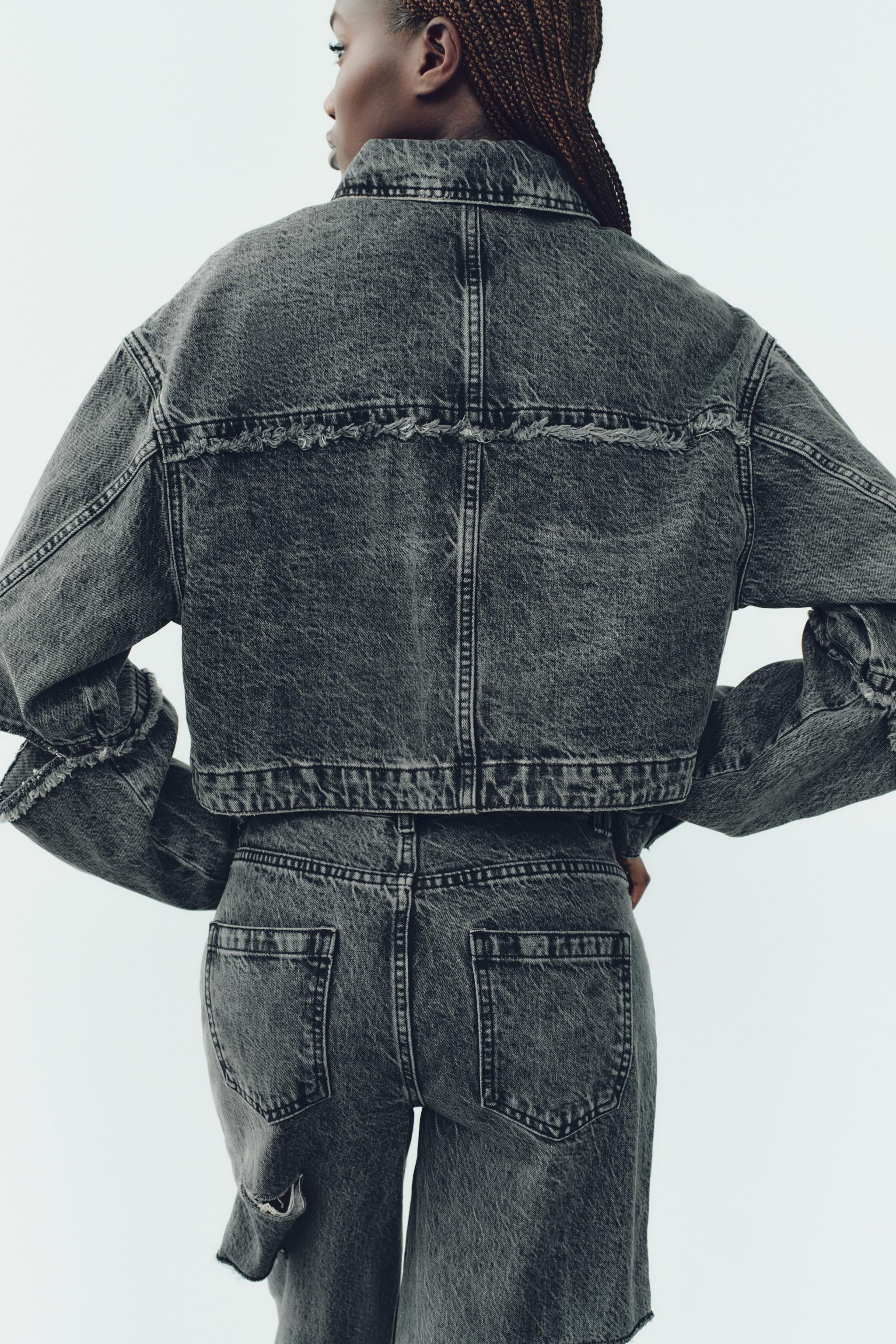 Z1975 CROP DENIM JACKET Product Image