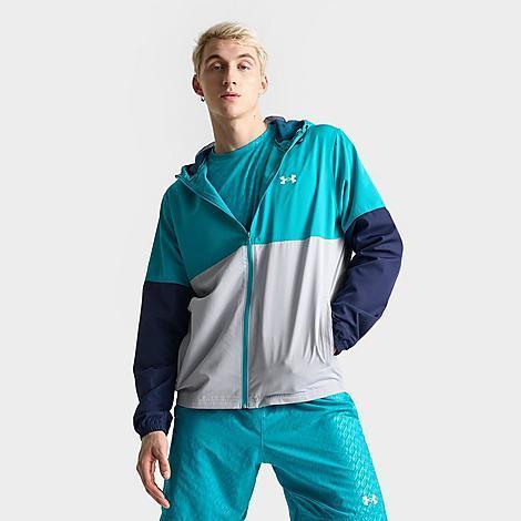 Under Armour Mens Colorblocked Woven Full-Zip Jacket Product Image