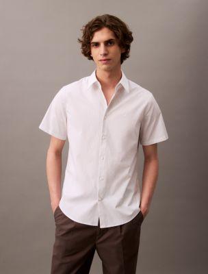 Stripe Slim Button-Down Shirt Product Image