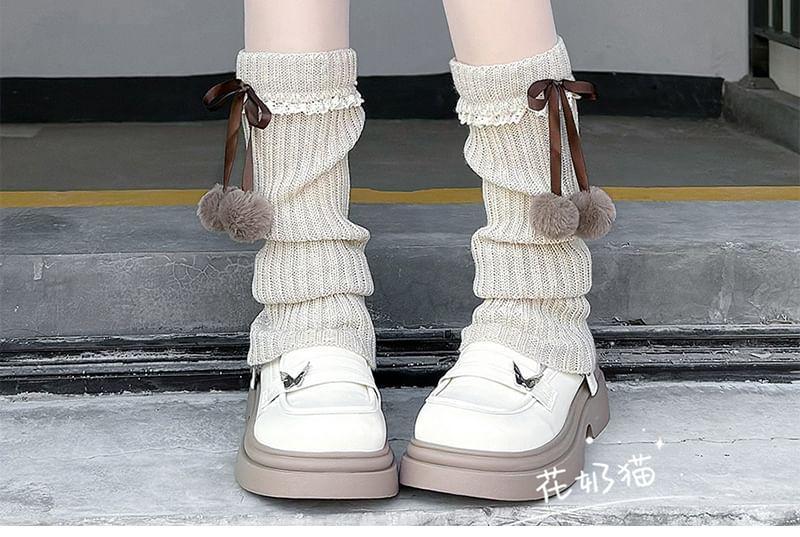 Pom Pom Leg Warmer Product Image