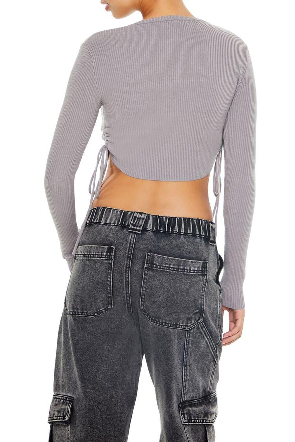 Ruched Cropped Sweater | Forever 21 Product Image