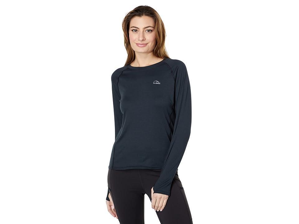 L.L.Bean Petite Midweight Baselayer Crew Long Sleeve Women's Clothing Product Image