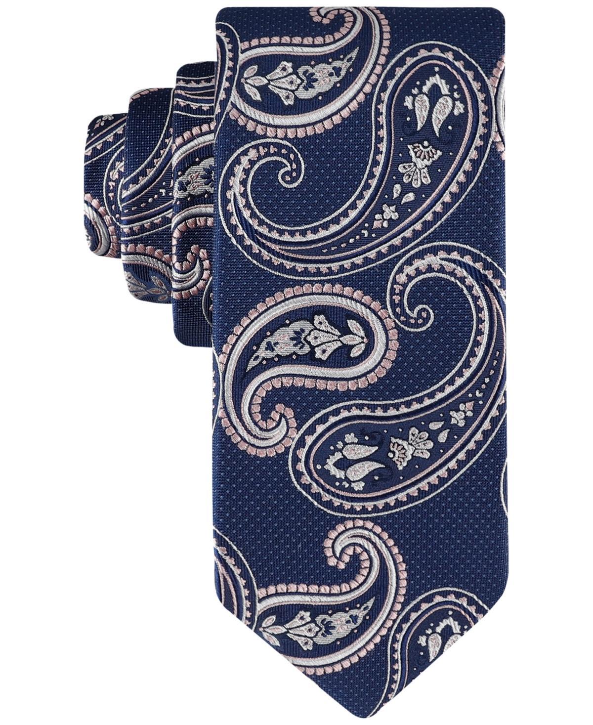 Tommy Hilfiger Mens Paisley Tie - Navy Product Image