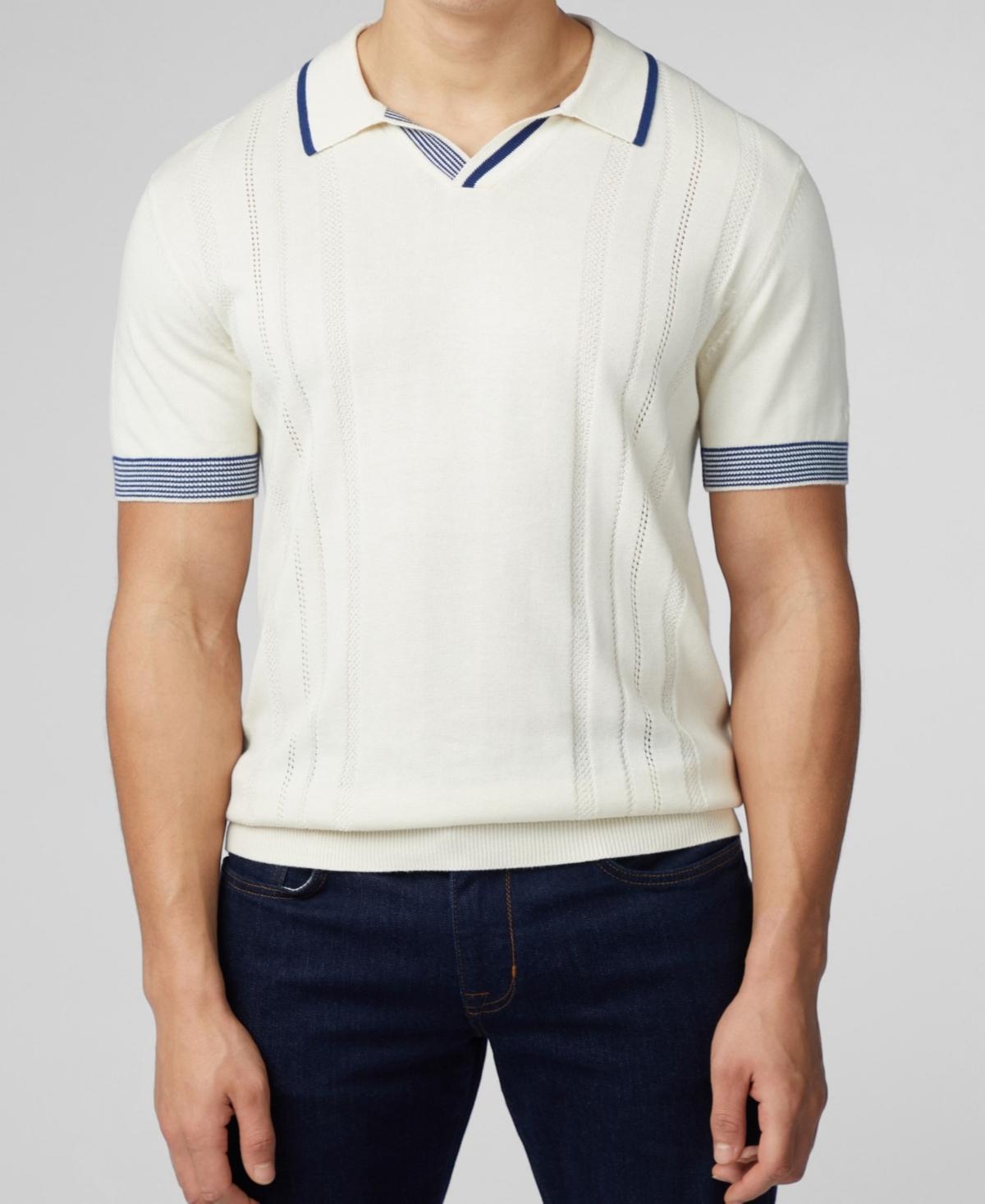 Ben Sherman Mens Open Neck Short Sleeve Polo Shirt Product Image