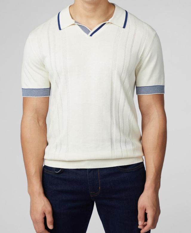 Ben Sherman Mens Open Neck Short Sleeve Polo Shirt Product Image