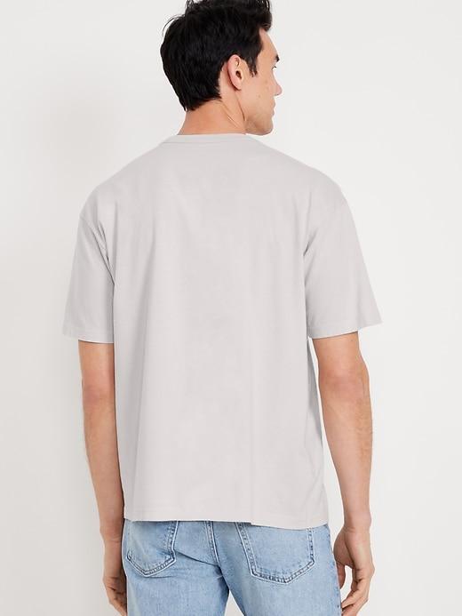 Loose Fit Crew-Neck T-Shirt Product Image