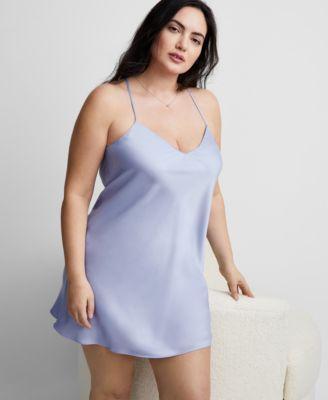 State of Day Womens Crepe de Chine Chemise, Created for Macys Product Image