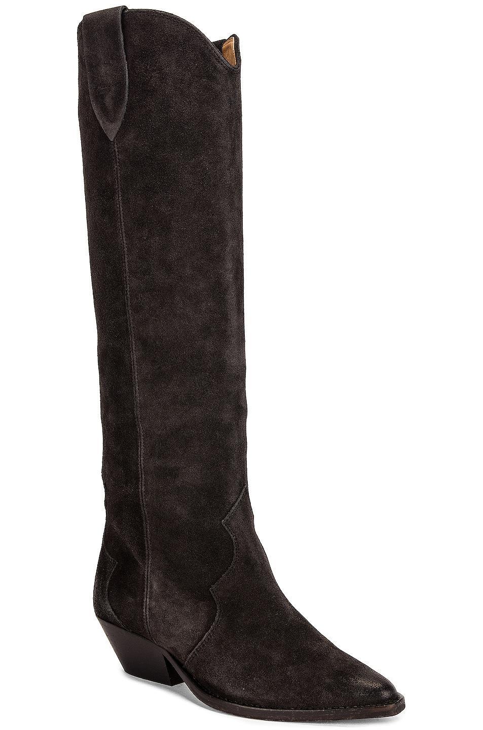 Womens Denvee 40MM Suede Tall Western Boots Product Image