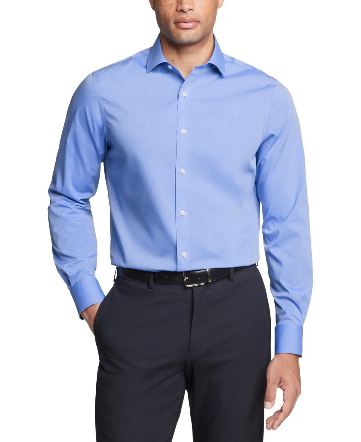 Tommy Hilfiger Mens Th Flex Essentials Wrinkle Free Stretch Dress Shirt Product Image