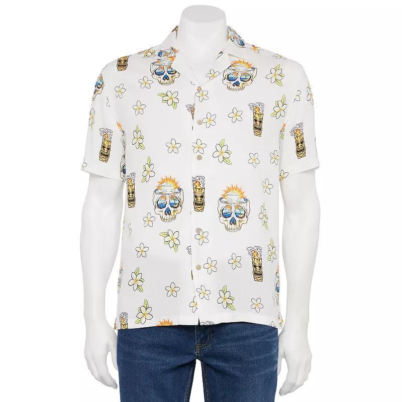 Mens Retrofit Short Sleeve Button-Down Camp Shirt product image