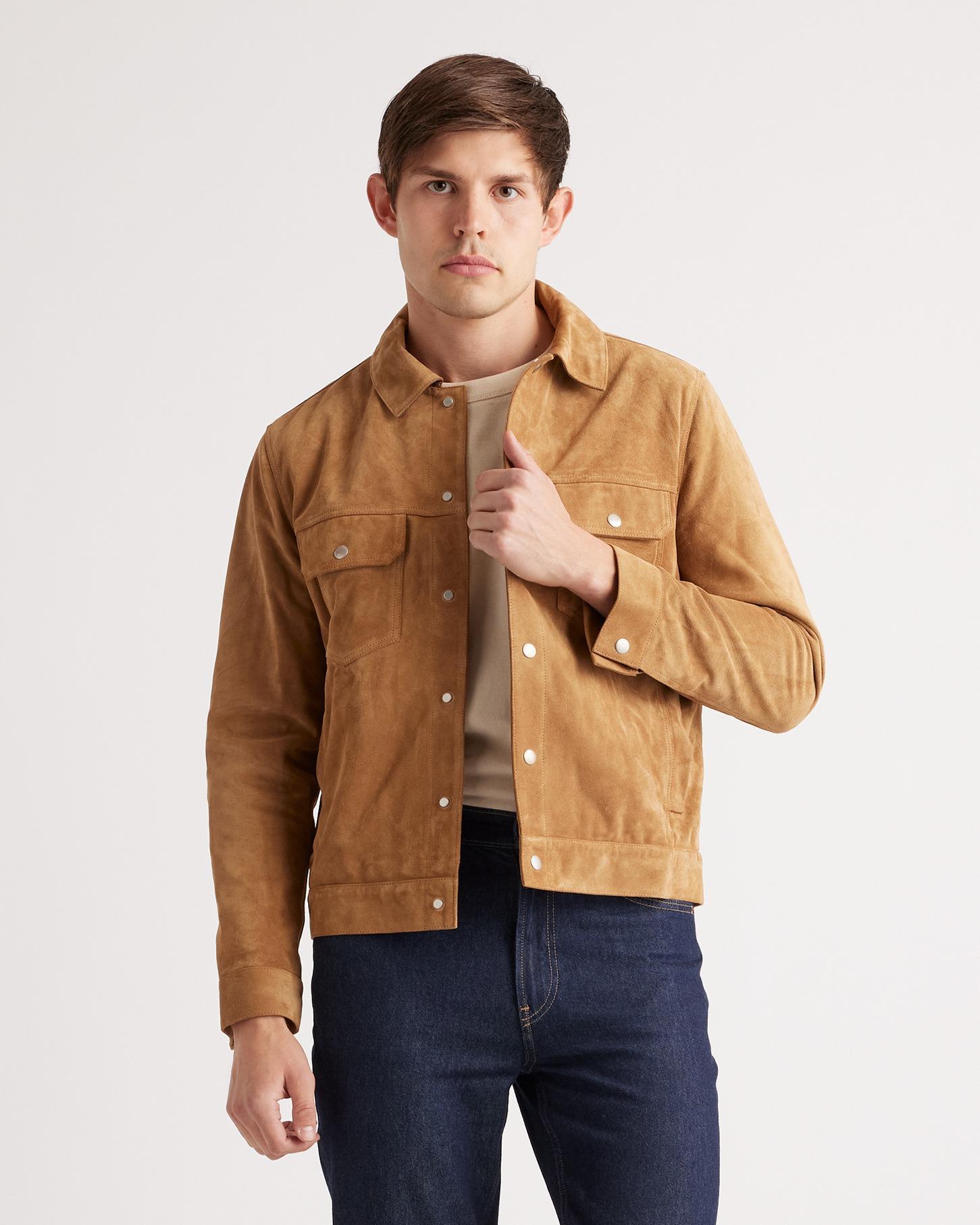 Suede Trucker Jacket | Quince product image