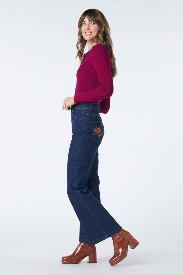 Josie Embroidered Jean Product Image