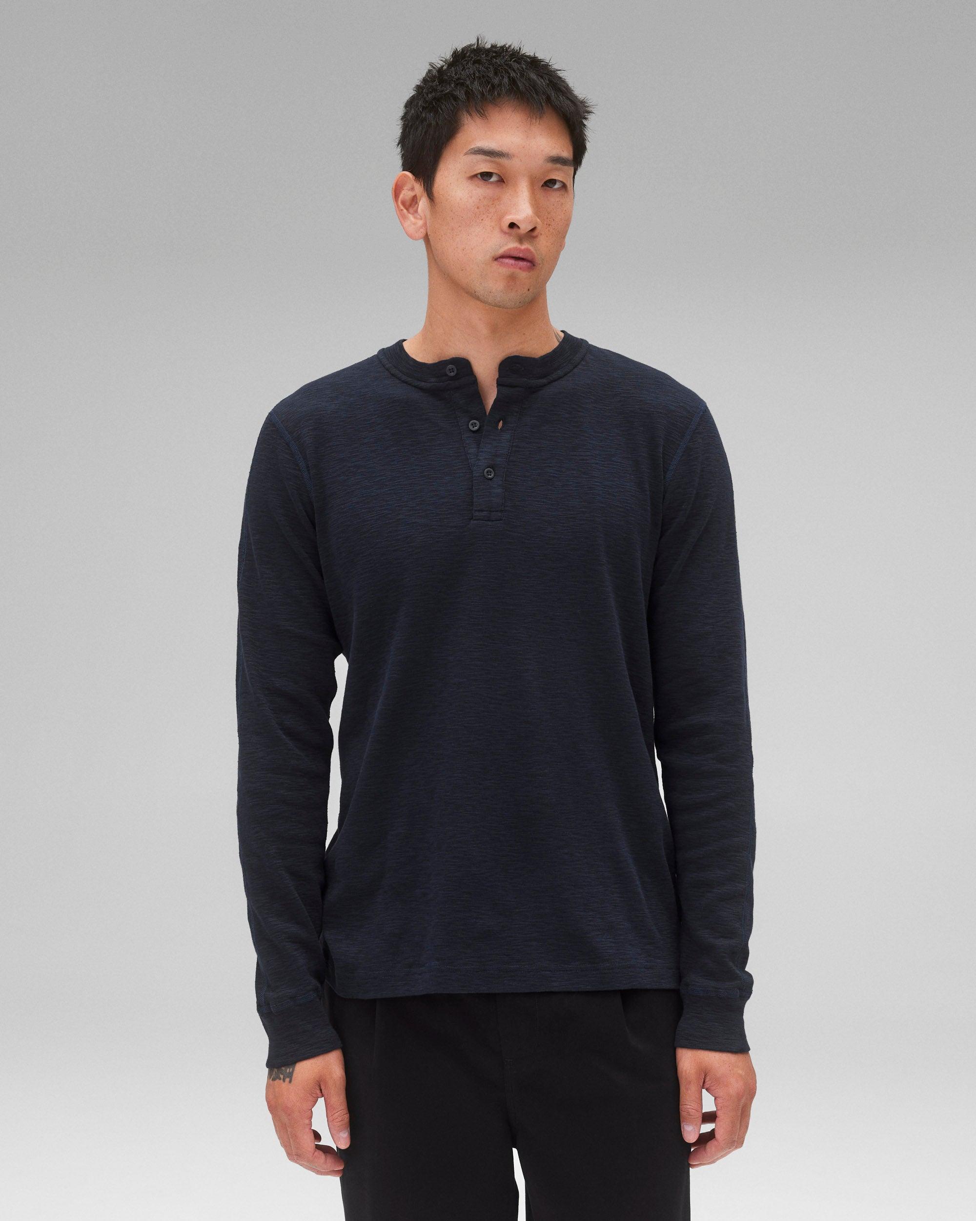 1x1 Slub Henley Male Product Image