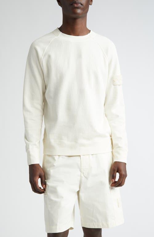 Stone Island Ghost Raglan Sleeve Cotton Sweatshirt Product Image