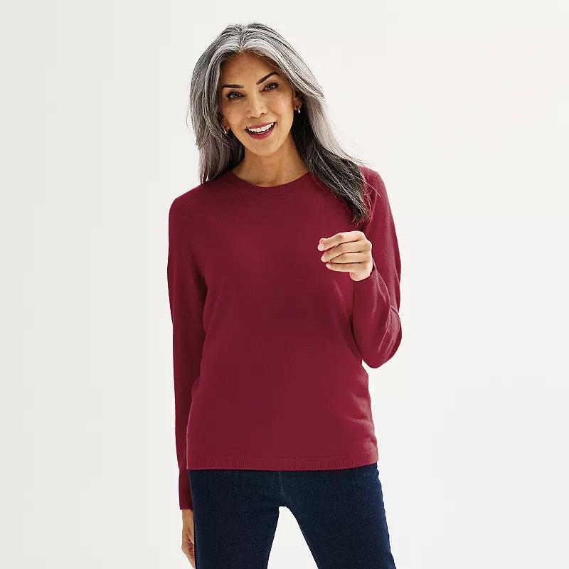 Womens Croft & Barrow Extra Soft Crewneck Sweater product image