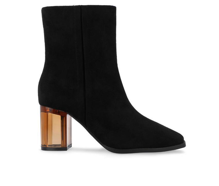 Women's Journee Collection Clearie Heeled Booties Product Image