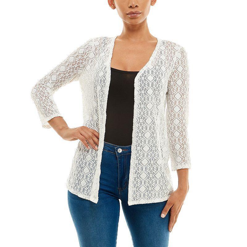 Womens Nina Leonard Lace Bolero Product Image