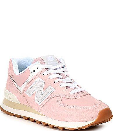 New Balance Womens 574 Lifestyle Suede Retro Sneakers Product Image