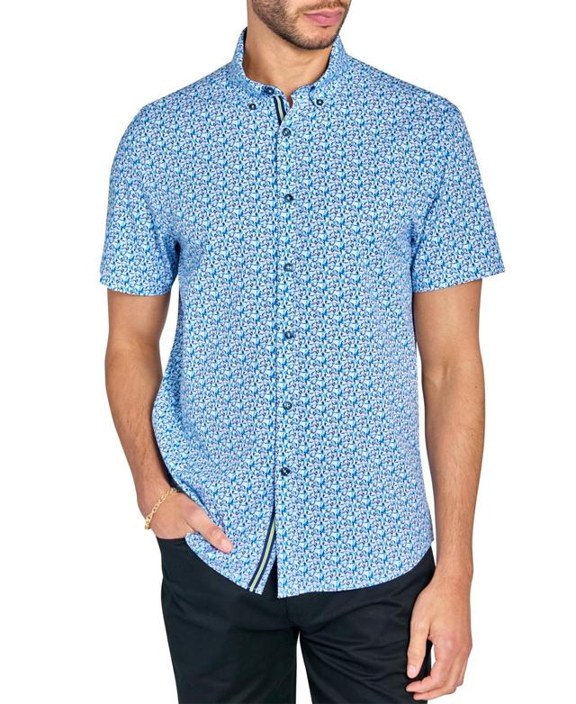 Society of Threads Mens Micro-Floral Shirt Product Image