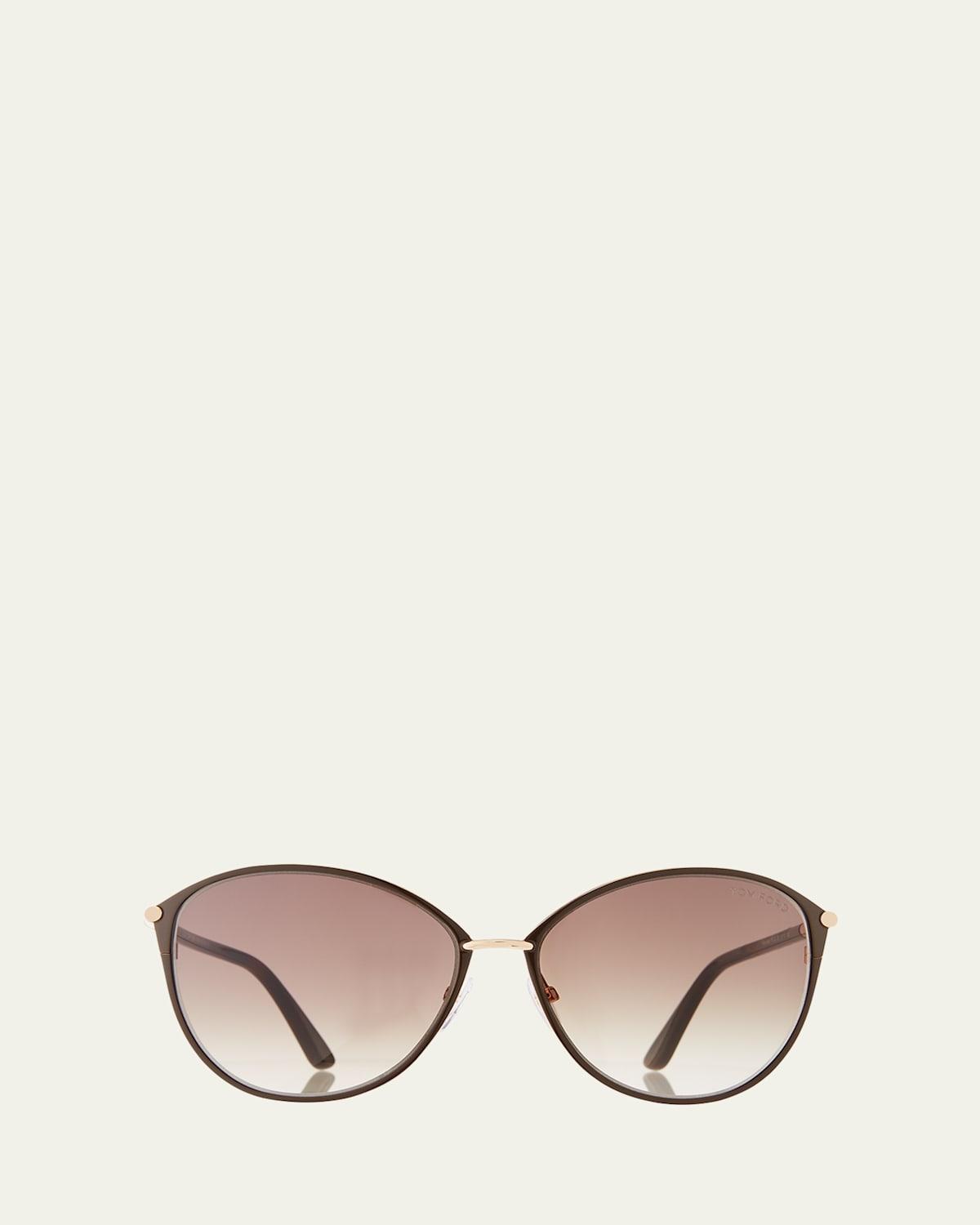 TOM FORD Penelope 59mm Gradient Cat Eye Sunglasses Product Image