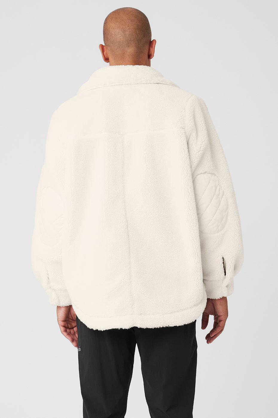 Sherpa Edge Shacket - Ivory Product Image