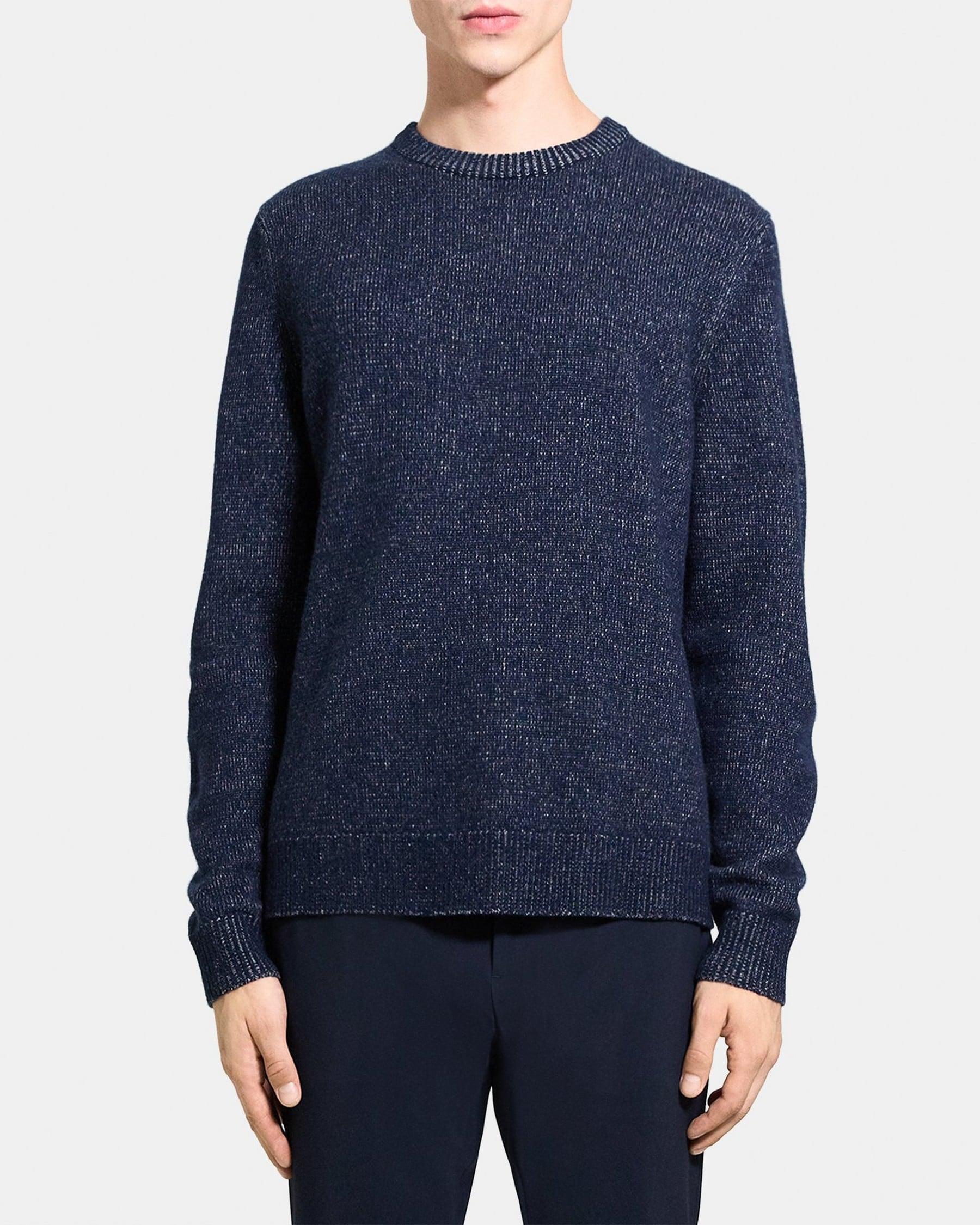 Crewneck Sweater in Wool-Cashmere Product Image