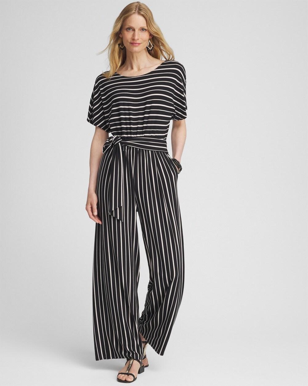 Women's Dolman Stripe Jumpsuit Product Image